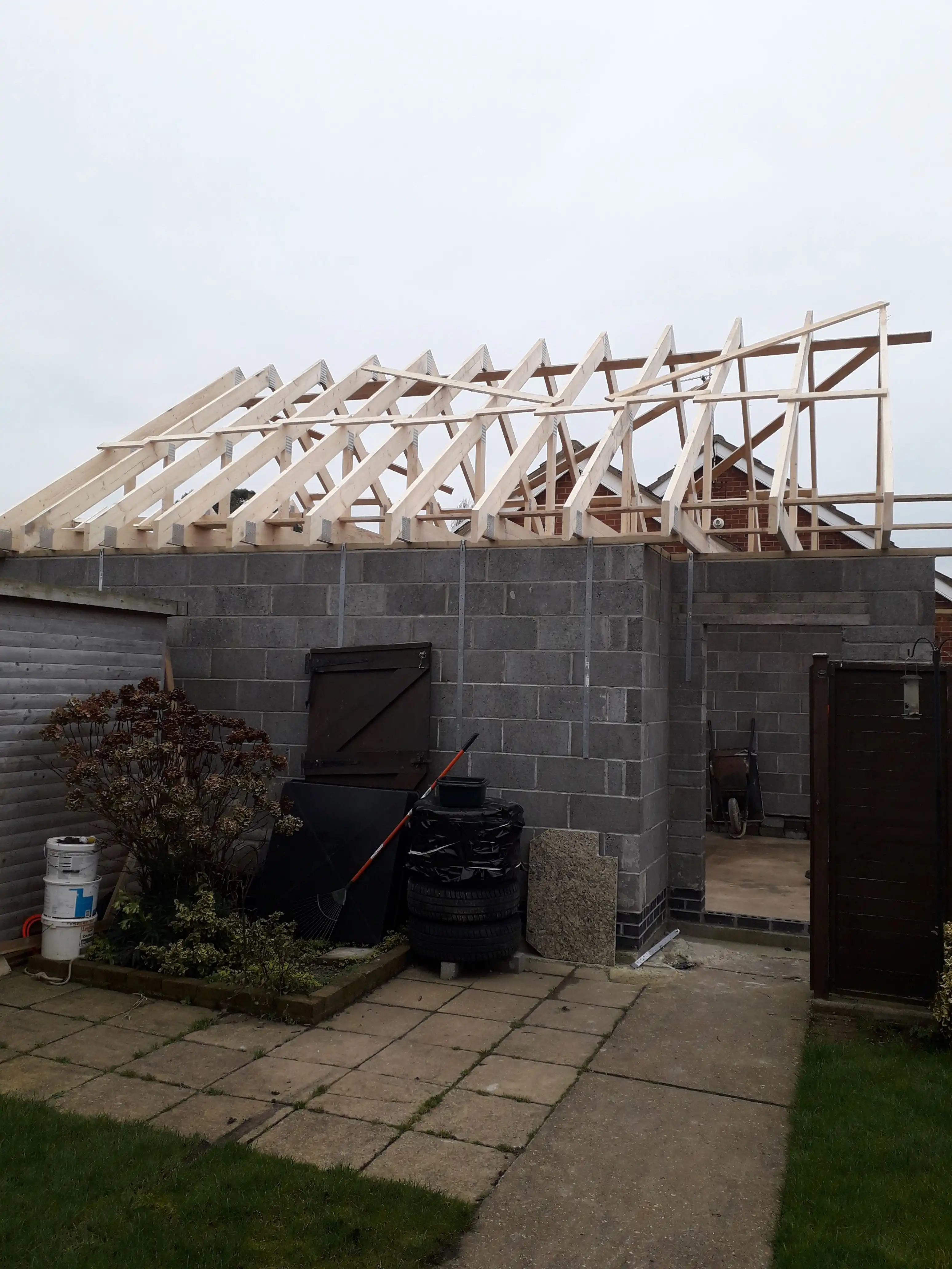 Examples of our company using joinery techniques to construct house extensions, bespoke furniture, wardrobes and media walls.