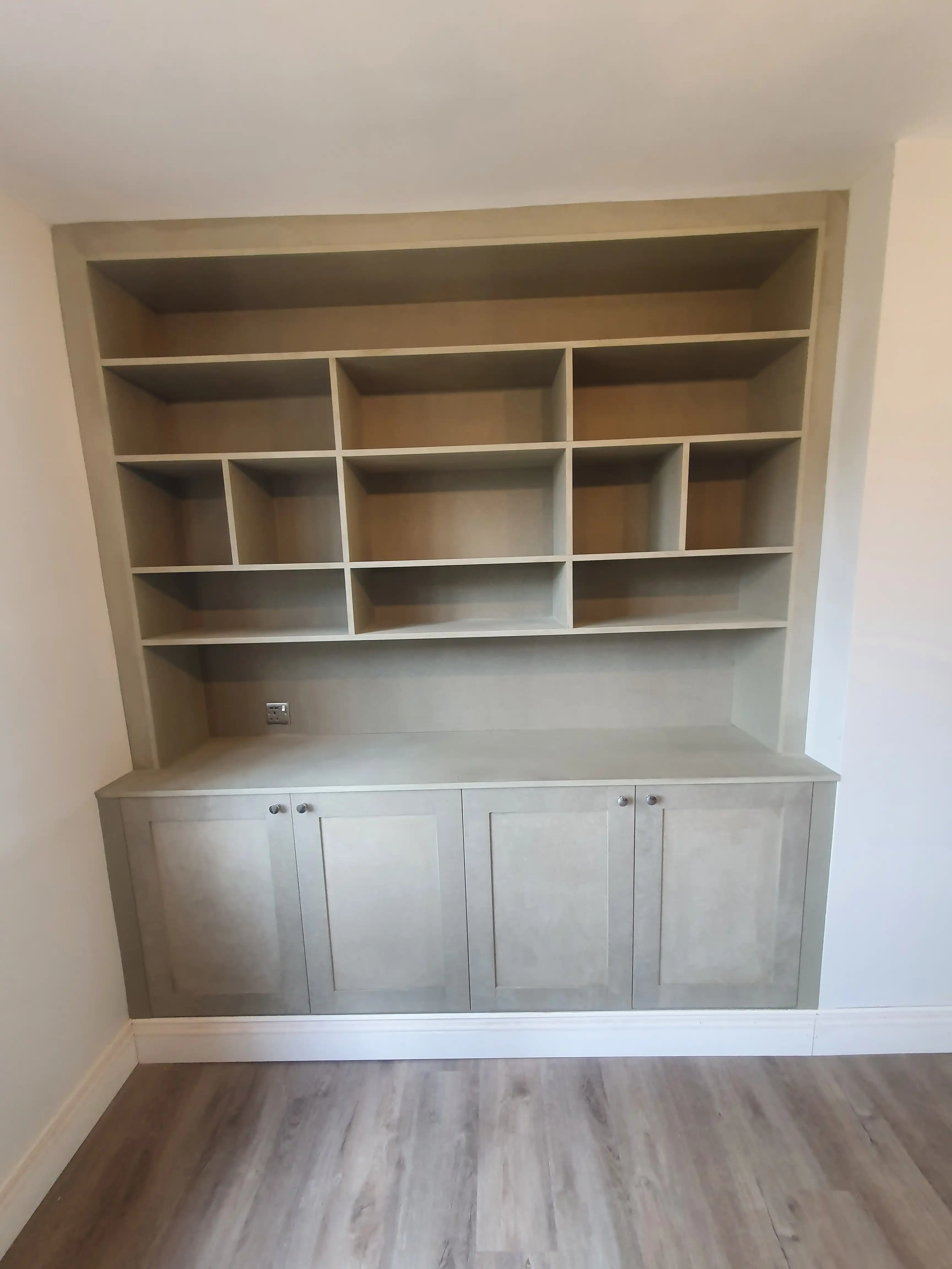 Examples of our company using joinery techniques to construct house extensions, bespoke furniture, wardrobes and media walls.