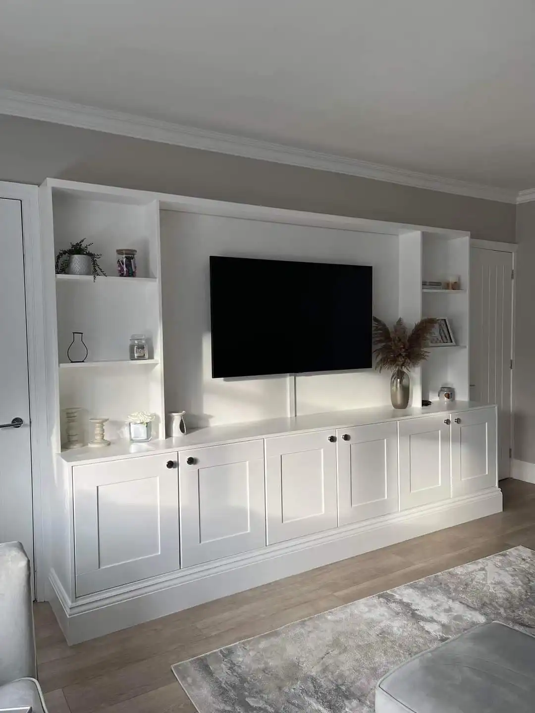 Examples of our company using joinery techniques to construct house extensions, bespoke furniture, wardrobes and media walls.