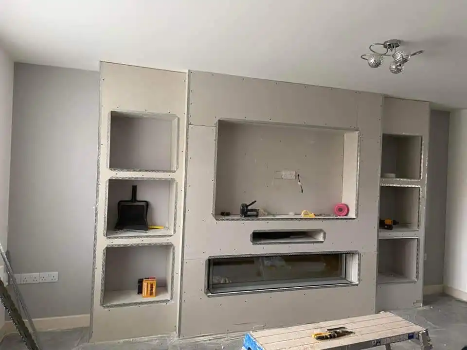 Examples of our company using joinery techniques to construct house extensions, bespoke furniture, wardrobes and media walls.