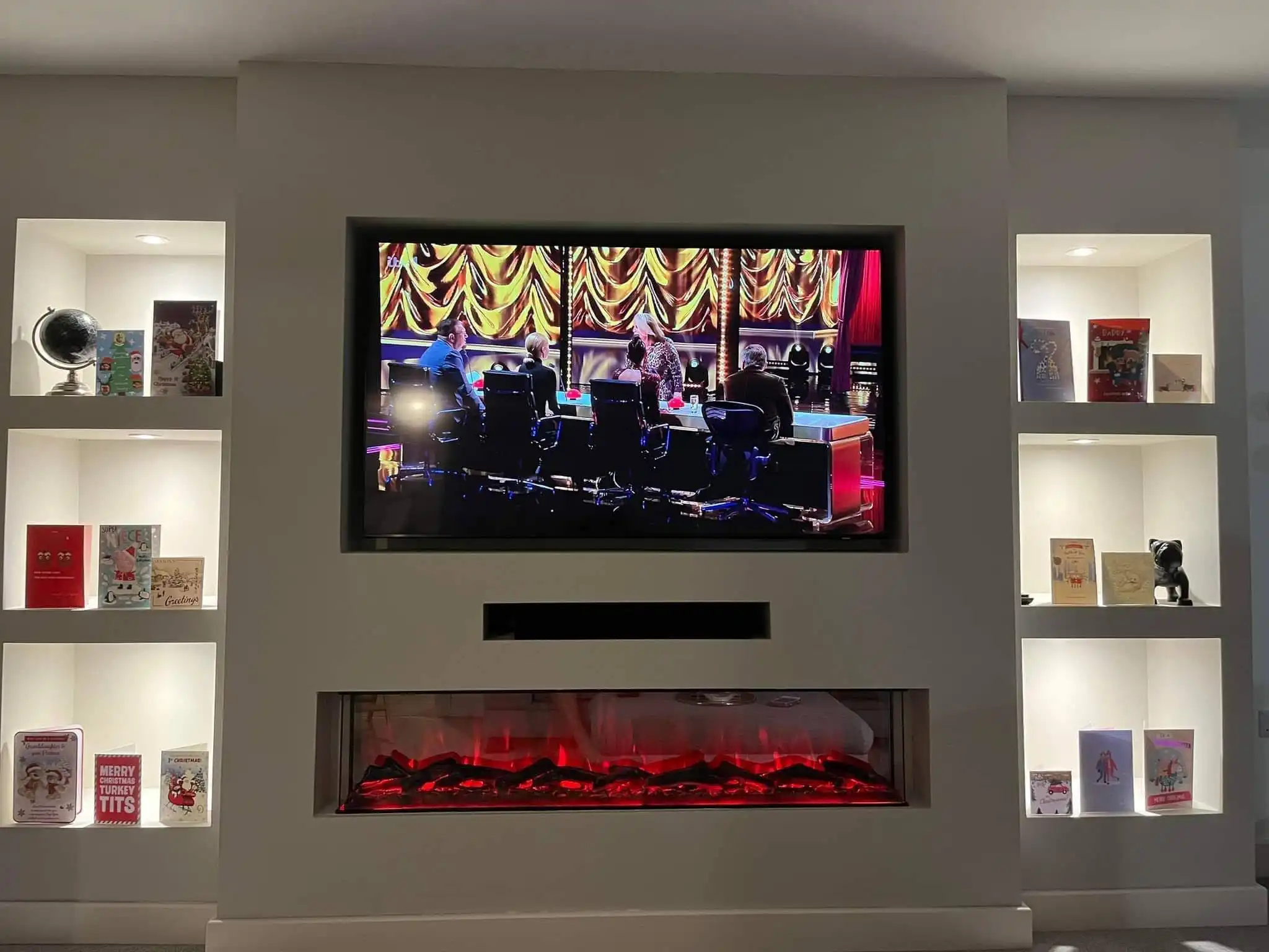 Examples of our company using joinery techniques to construct house extensions, bespoke furniture, wardrobes and media walls.