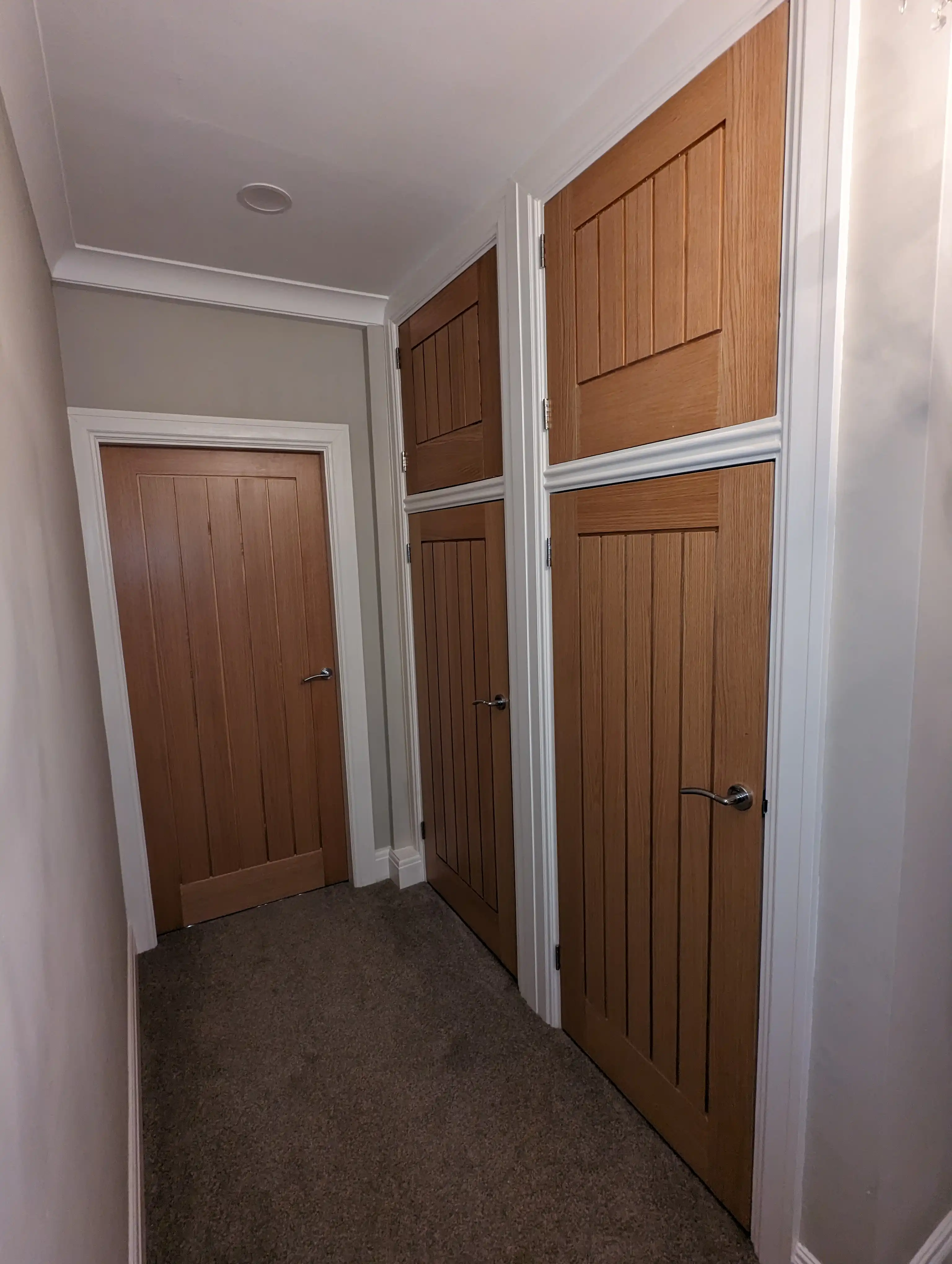 Examples of our company using joinery techniques to construct house extensions, bespoke furniture, wardrobes and media walls.