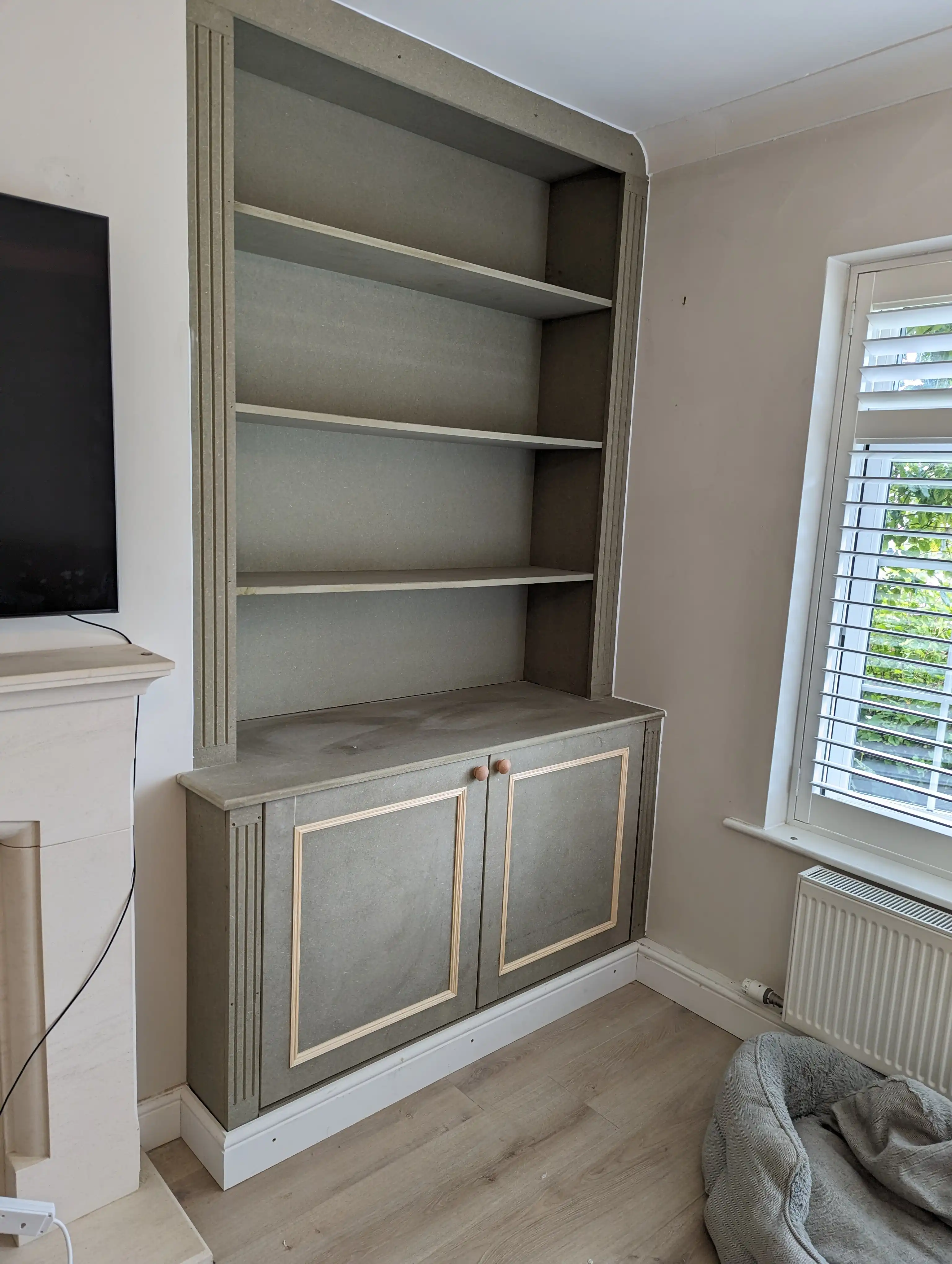Examples of our company using joinery techniques to construct house extensions, bespoke furniture, wardrobes and media walls.